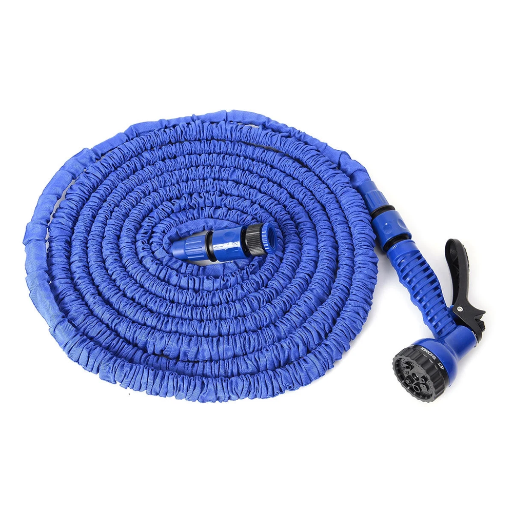 Rynx | Expandable Flexible Deluxe Garden Hose with Spray Nozzle - 75ft