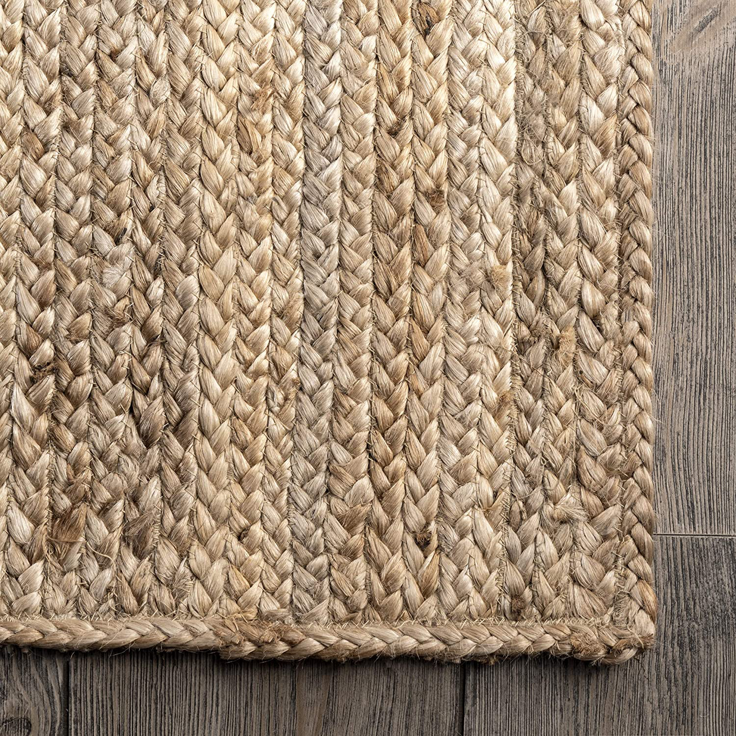 Rynx | Nuloom Rigo Handwoven Rustic Jute Runner Rug, 2' 6" X 6', Natural