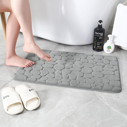 Rynx | Memory Foam Bath Mat Non-Slip Absorbent Bath Rug Machine Washable