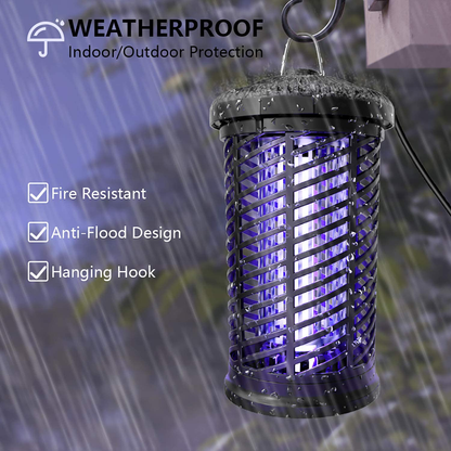 Rynx | Electric Insect Catcher, Mosquito Catcher Outdoor/Indoor, 4200v Waterproof Fly Insect Repellent, Mosquito Killer For Home, Terrace, Backyard