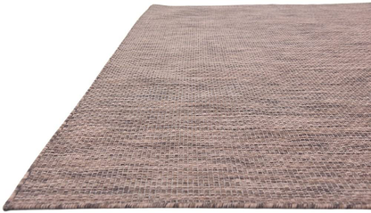 Rynx | Unique Loom Solid Collection Casual Transitional Indoor and Outdoor Flatweave Runner Rug, 2' 7" x 12', Marine Blue/Light Blue