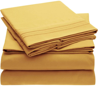 Rynx | Mellanni Bedding Set - Brushed Microfiber 1800 Bedding - Wrinkle-Free, Fade Resistant, Stain Resistant