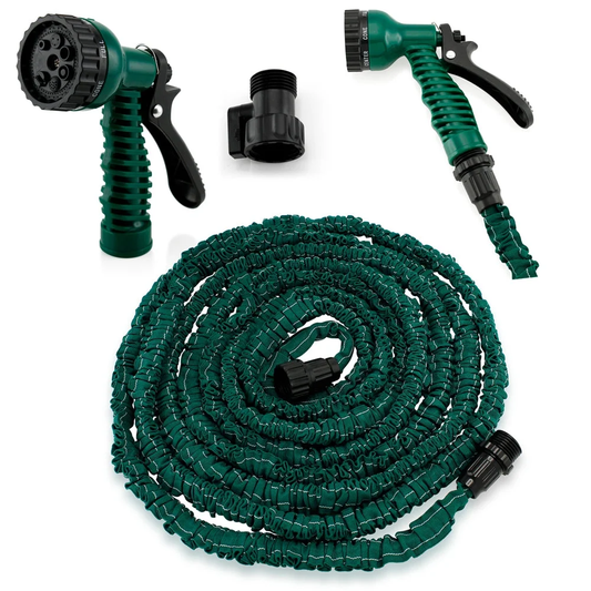 Rynx | Expandable Flexible Deluxe Garden Hose with Spray Nozzle - 75ft
