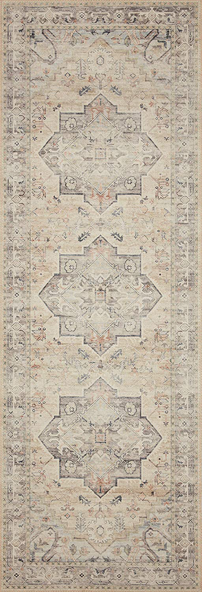 Rynx | Loloi II Hathaway Collection HTH-04 Beige / Multi, Traditional Accent Carpet, 3'-6" x 5'-6"