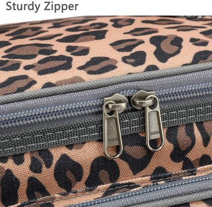 Rynx | Flowfly Insulated Reusable Lunch Box Adult Large Lunch Box For Women And Men With Adjustable Shoulder Strap Front Pocket With Zipper And Two Large Mesh Pockets On The Side, Flowers