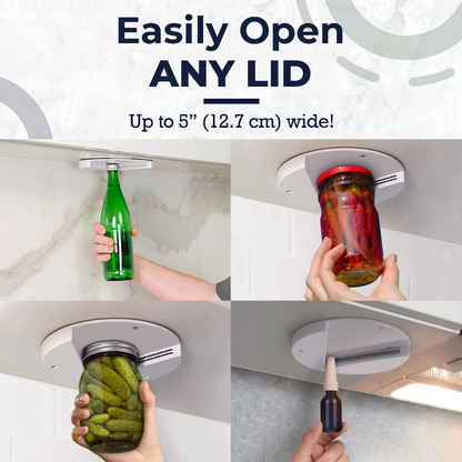 Rynx | Under Cabinet Jar Openers for Weak Hands, Easy Grip