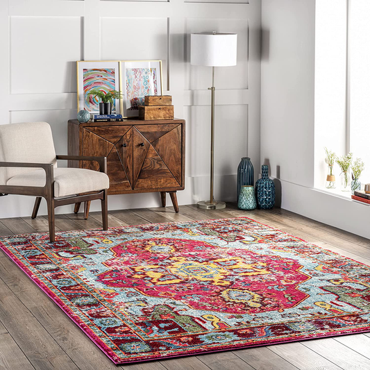 Rynx | nuLOOM Corbett Vintage Boho Area Rug, 4' x 6', Multi