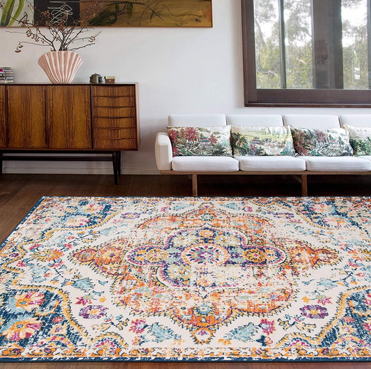 Rynx | Rugshop Vintage Distressed Bohemian Area Rug 3'3" x 5' Multi