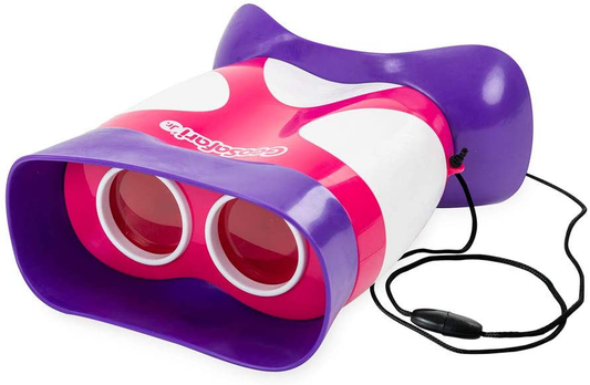 Rynx | Educational Insights GeoSafari Jr. Kidnoculars Pink: Easter Gift, Science Toys, Kids Binoculars, Perfect Outdoor Play for Preschool Science, Ages 3+