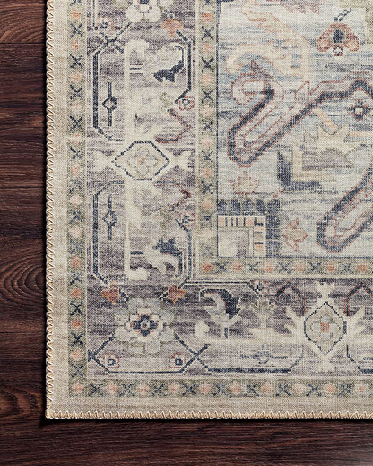 Rynx | Loloi II Hathaway Collection HTH-04 Beige / Multi, Traditional Accent Carpet, 3'-6" x 5'-6"