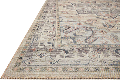 Rynx | Loloi II Hathaway Collection HTH-04 Beige / Multi, Traditional Accent Carpet, 3'-6" x 5'-6"