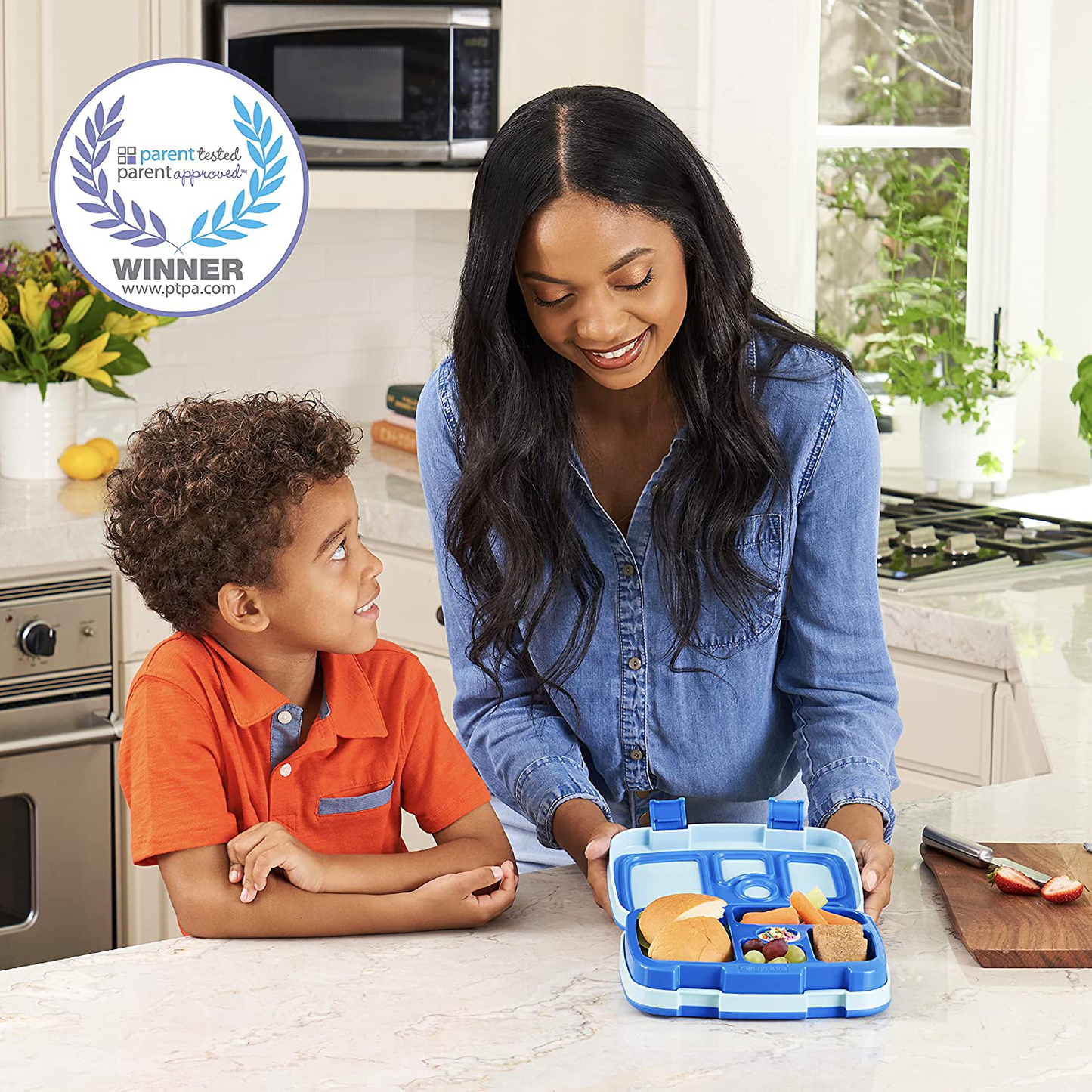 Rynx | Bentgo Kids Kids Lunch Box - Leakproof, 5-Compartment Bento Style Kids Lunch Box - Ideal Portion Sizes For Ages 3 To 7 - BPA-Free, Dishwasher Safe, Food Safe Materials (Purple)
