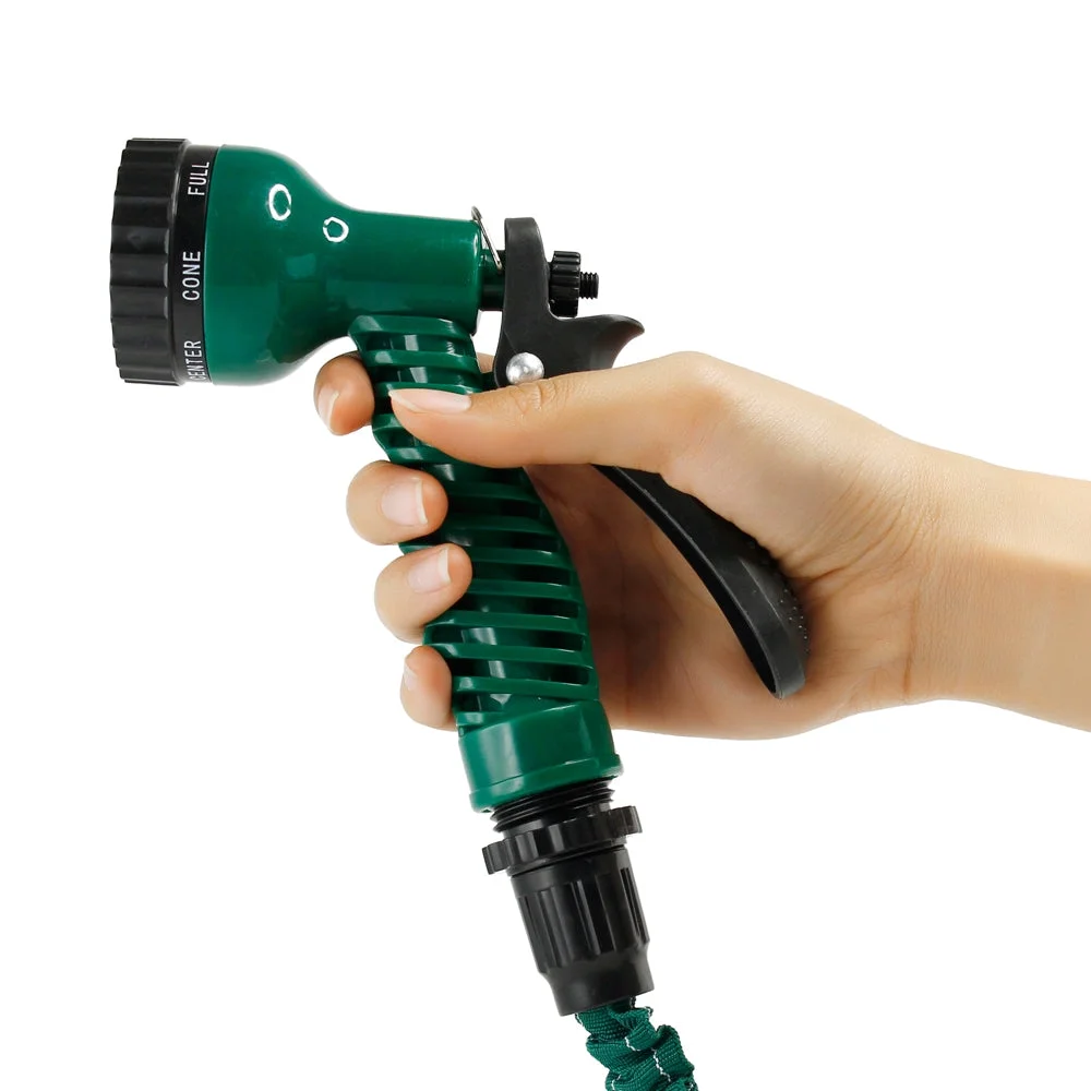 Rynx | Expandable Flexible Deluxe Garden Hose with Spray Nozzle - 75ft