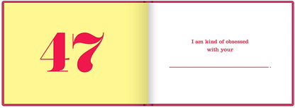 Rynx | Knock Knock What I Love about Grandma Fill in the love book Fill-in-the-blank gift journal, 4.5 x 3.25 inches & What I Love about You Fill in the love book gift journal, 4.5 x 3.25 inches