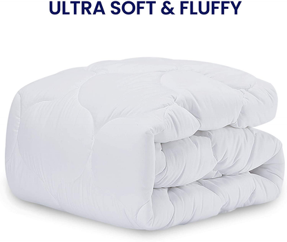 Rynx | Sleep Zone Quilted Mattress Protector - Extra Thick, Soft Plush Bedspread Pillowtop Up to 21 Inches Deep Pocket, White, King