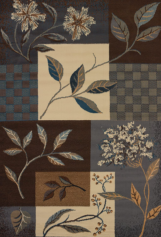 Rynx | United Weavers of America Jasmine Manhattan Rug Collection, 1' 11" x 7' 4", Light blue