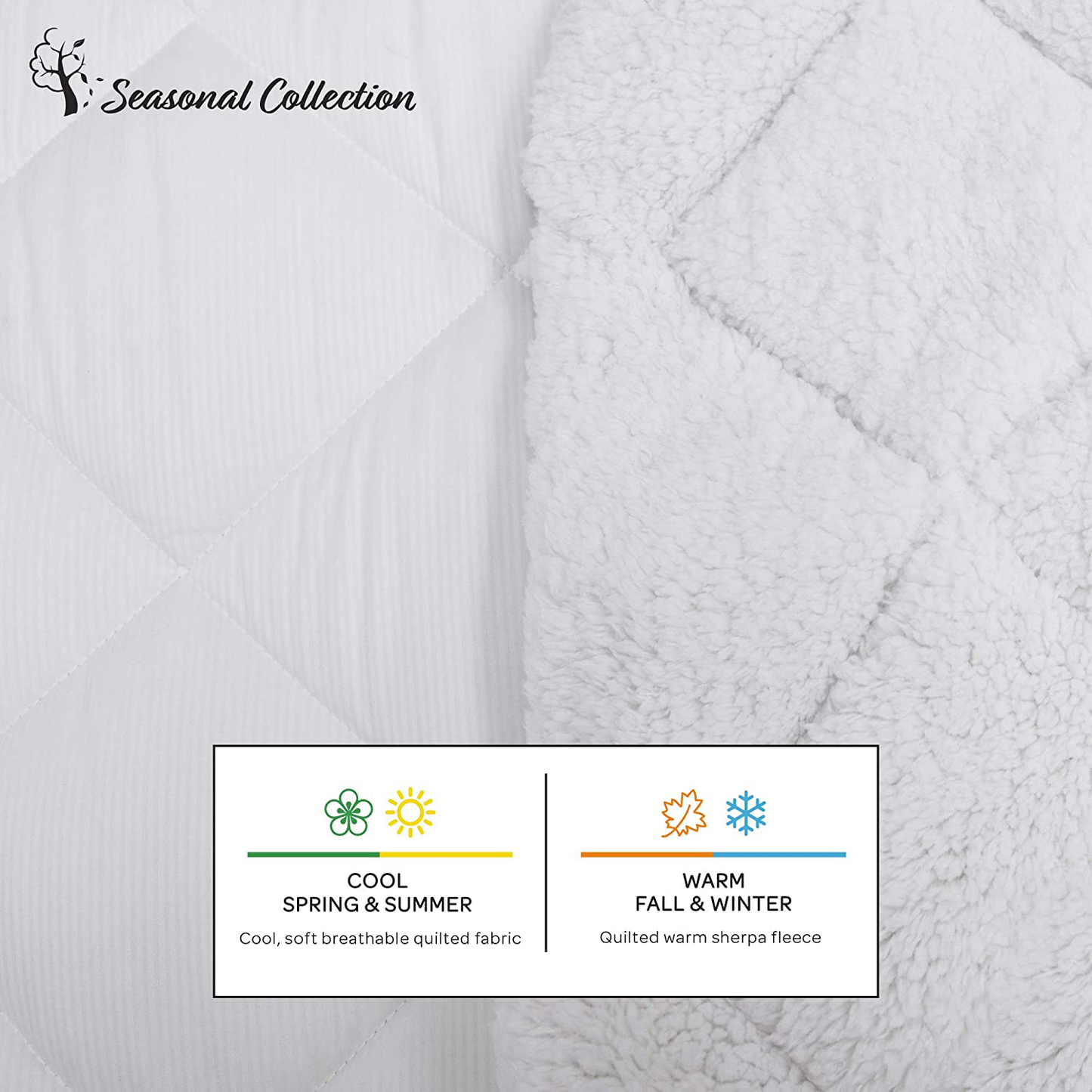 Rynx | SensorPedic All Seasons Reversible Mattress Protector, Twin