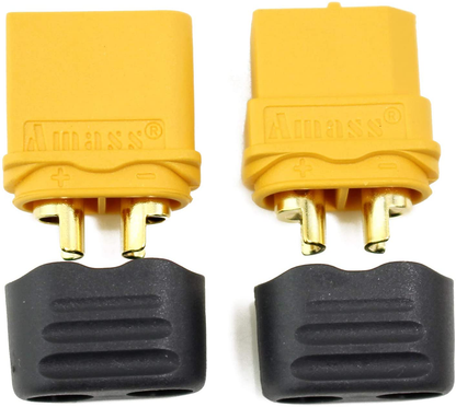 Rynx | Amass 20 Pair XT60H Bullet Connector Plug Upgraded from XT60 Coating Female & Male Gold Plated for RC Parts … … …