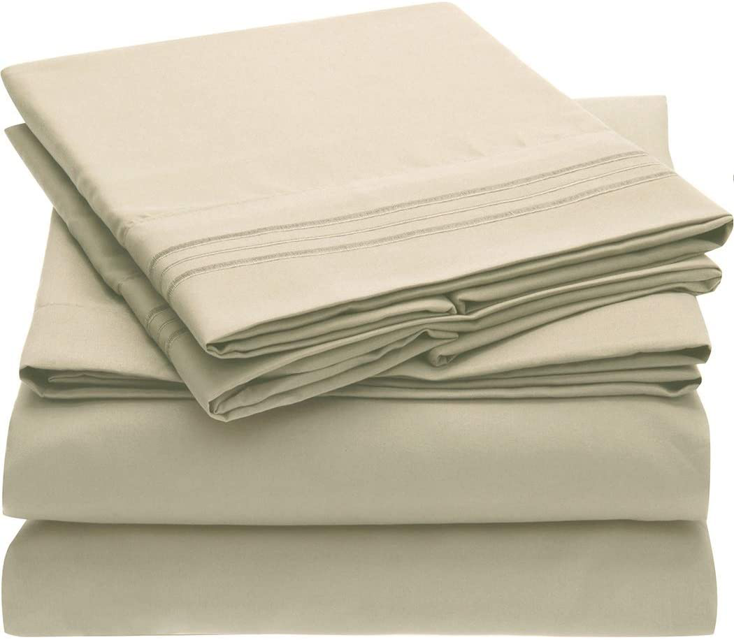 Rynx | Mellanni Bedding Set - Brushed Microfiber 1800 Bedding - Wrinkle-Free, Fade Resistant, Stain Resistant