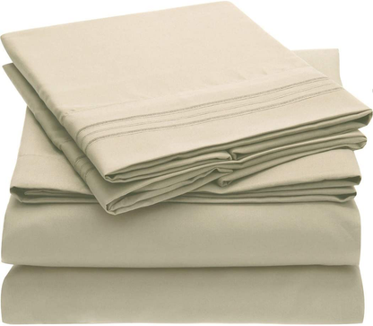 Rynx | Mellanni Bedding Set - Brushed Microfiber 1800 Bedding - Wrinkle-Free, Fade Resistant, Stain Resistant