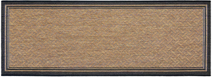 Rynx | Gertmenian 22013 Outdoor Rug Free Collection Framed Theme Smart Care Deck Patio Rug 2x6 Runner, Framing Black
