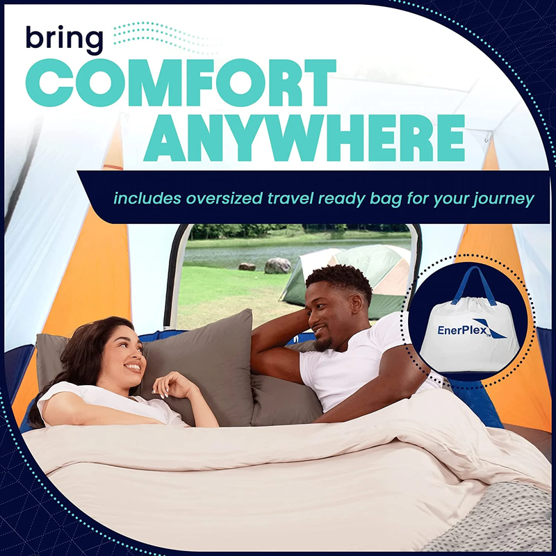 Rynx | Double Height Inflatable Mattress with Built-in Pump