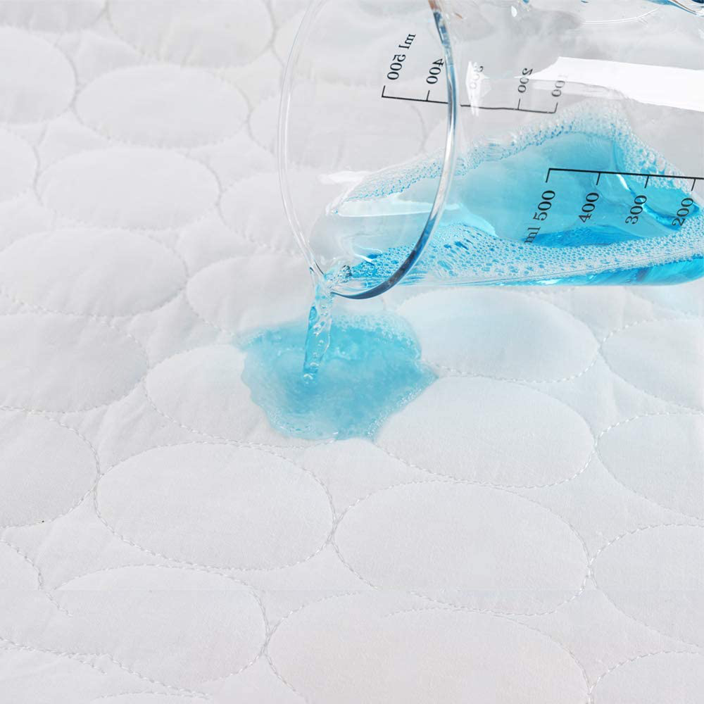 Rynx | Bedecor Mattress Protector with Quilted Design Super Water Absorption Deep Pocket up to 18 Inches - Twin