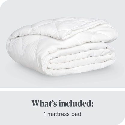 Rynx | Bare Home Quilted Fitted Mattress Pad (King) - Cooling mattress protector - Easy to wash - Elastic mattress cover - Stretch-to-fit up to 15 inches deep (King)