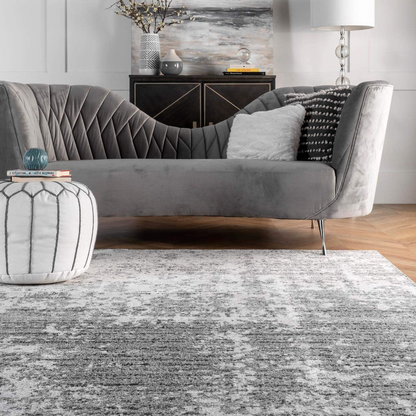 Rynx | nuLOOM Misty Shades Deedra Runner Rug, 2' 6" x 12', Gray