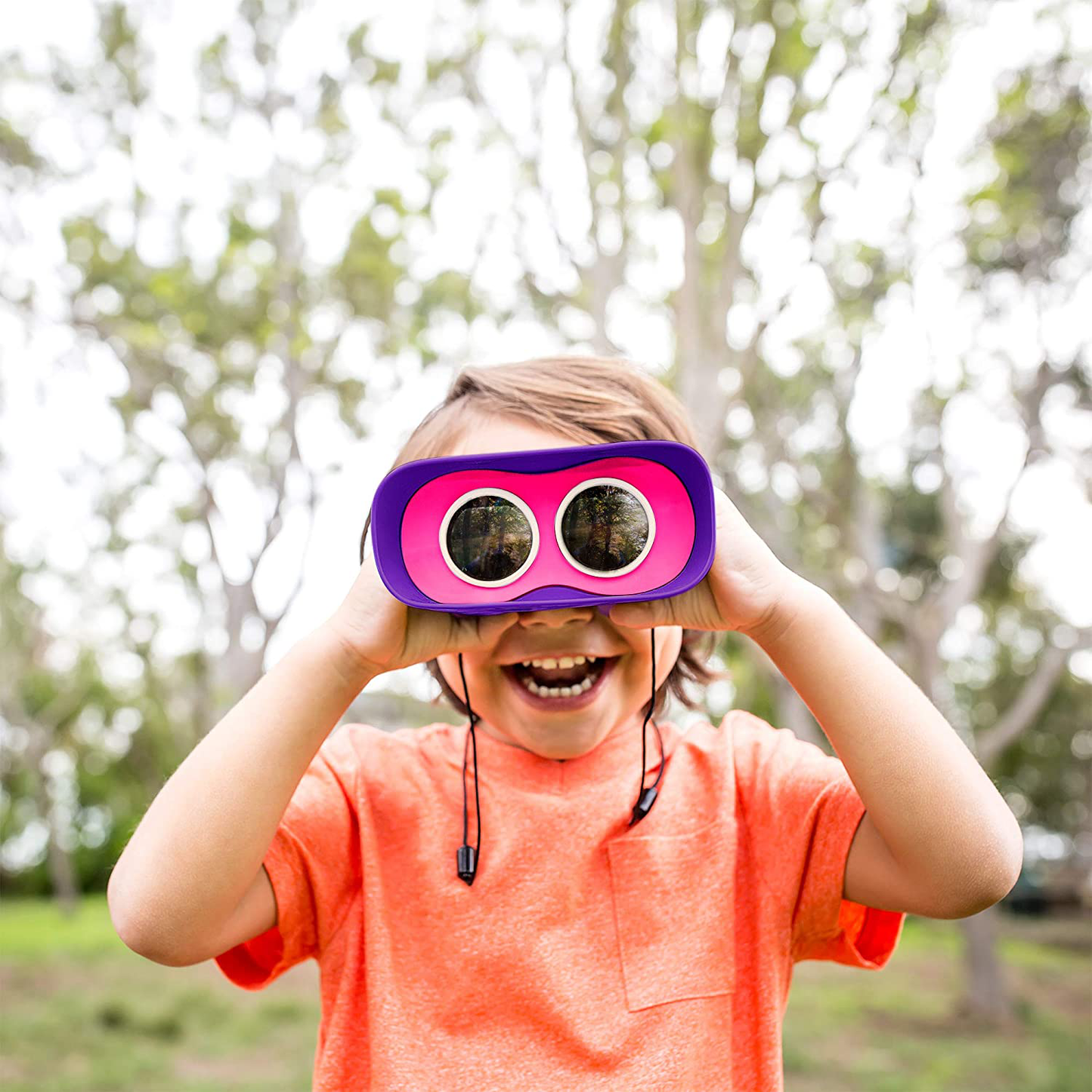 Rynx | Educational Insights GeoSafari Jr. Kidnoculars Pink: Easter Gift, Science Toys, Kids Binoculars, Perfect Outdoor Play for Preschool Science, Ages 3+