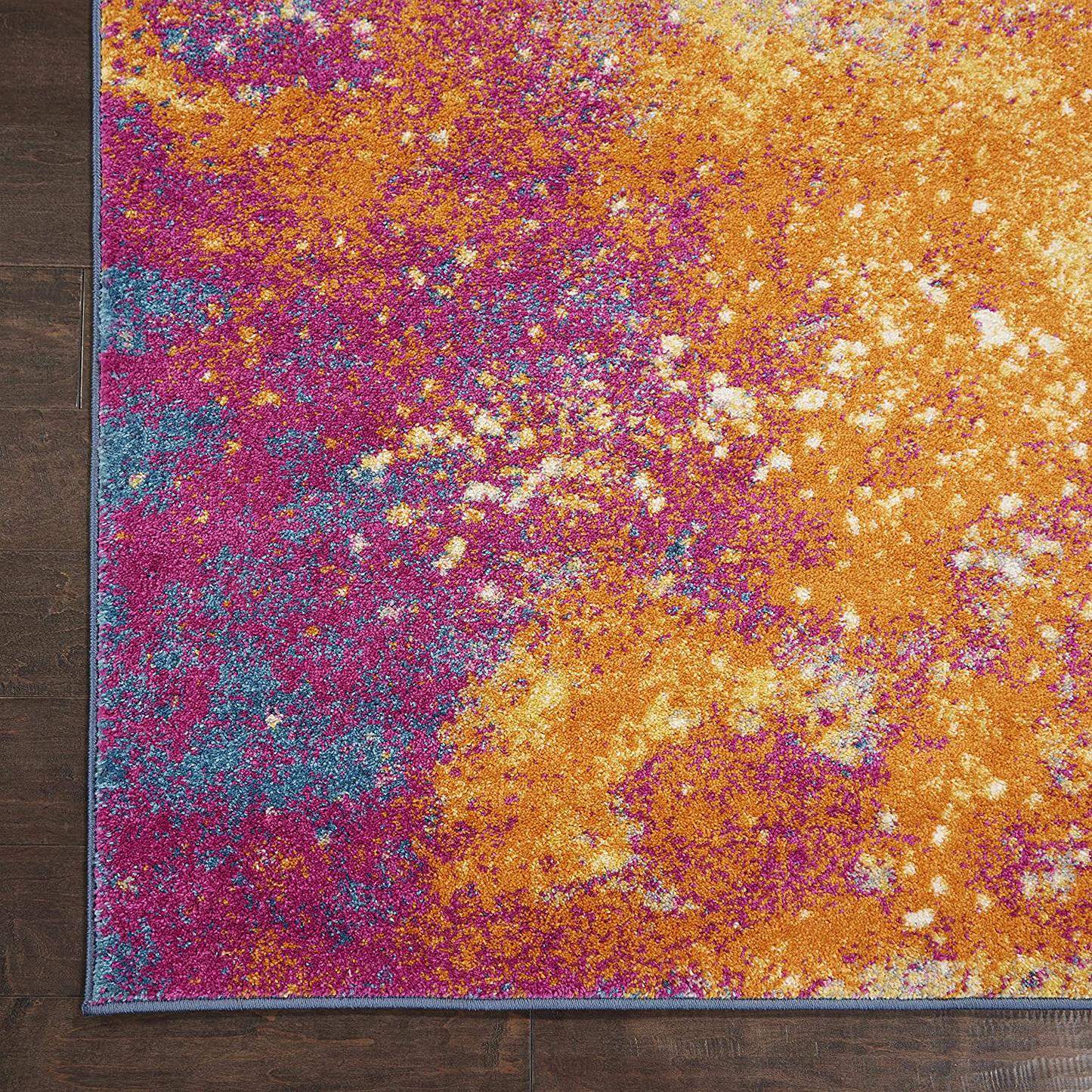 Rynx | Nourison Passion Bohemian Abstract Sunburst 1'10" x 6' Support rug, (6' Runner)