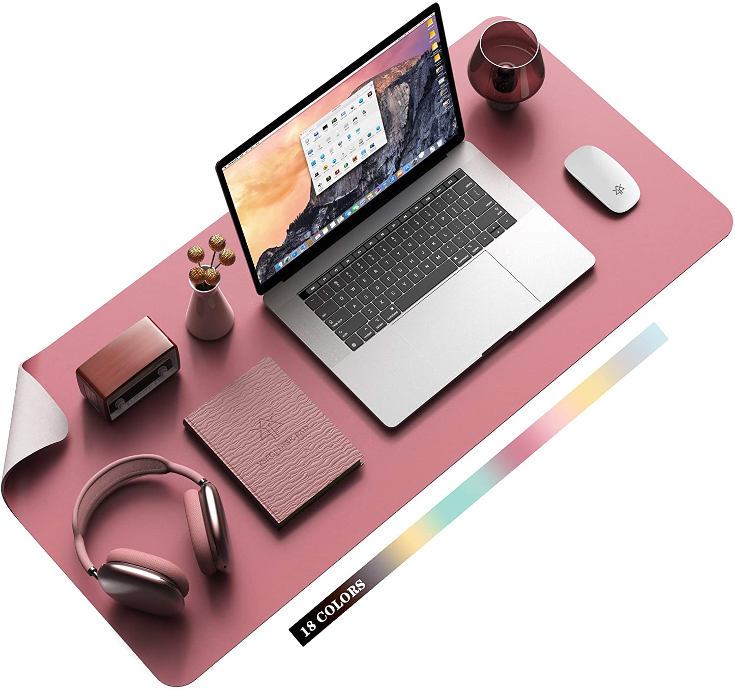 Rynx | Desk Pad Protector, Anti-Slip Thin Mouse Pad For Computers, Office Desk Accessories Laptop Waterproof Desk Protector For Office Decor And Home
