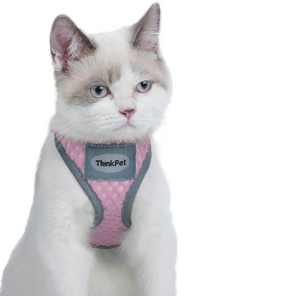 Rynx | Reflective Breathable Soft Air Mesh No Pull Harness For Cats And Dogs