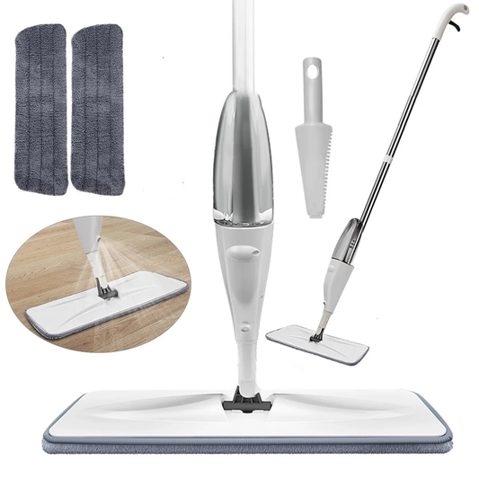 Rynx | Wet Dry Microfiber Spray Mop for Floor Cleaning with 2 Washable Pads