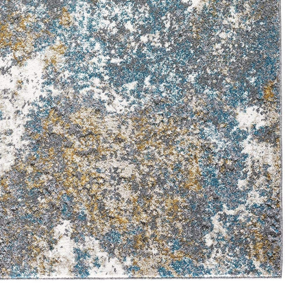 Rynx | Persian Rugs 6490 Gray 2 x 7 Abstract Modern Area Rug