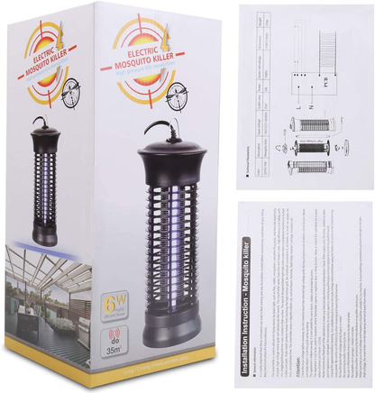 Rynx | Bug Zapper Electric Indoor Insect Killer Hanging UV Light | Mosquito Killer Bug Fly Pest Attracting Trap Zapper Lamp with Powerful 1000V Grid for Indoor Home Bedroom, Kitchen, Office