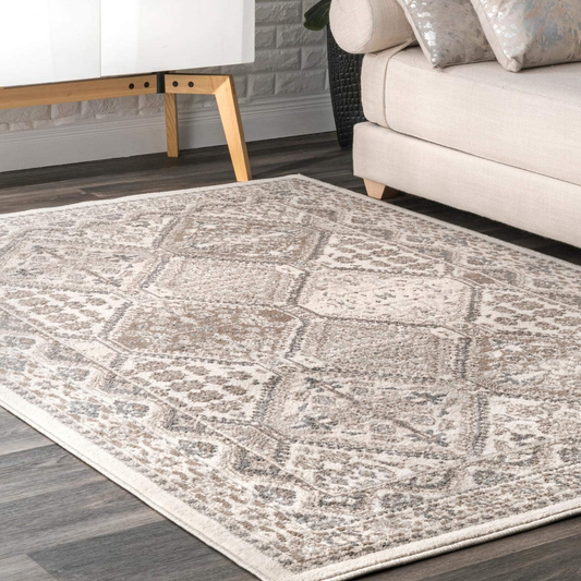 Rynx | Nuloom Becca Vintage Plush Carpet, 3' X 5', Beige