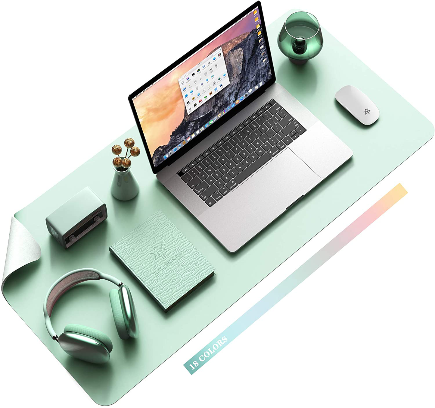 Rynx | Desk Pad Protector, Anti-Slip Thin Mouse Pad For Computers, Office Desk Accessories Laptop Waterproof Desk Protector For Office Decor And Home