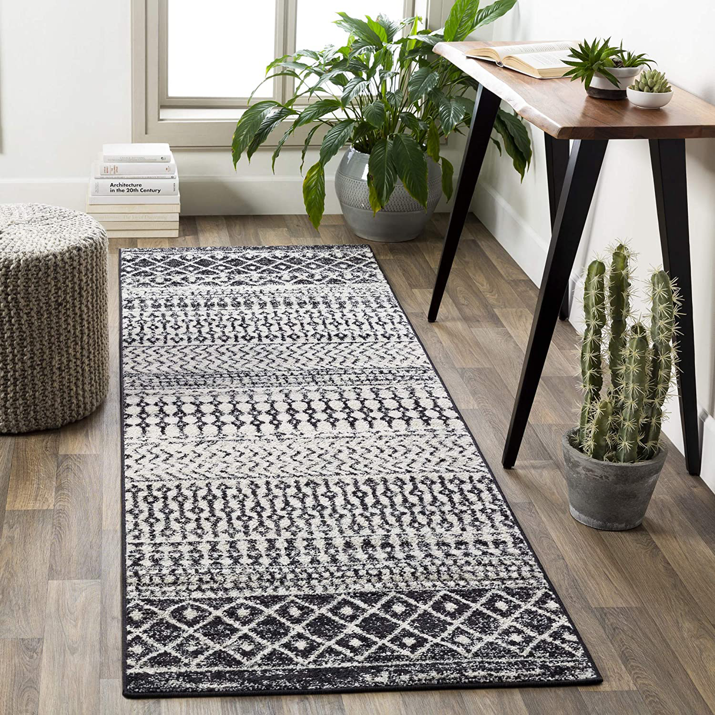 Rynx | Artistic Weavers Chester Area Rug, 2'7" x 10', Black