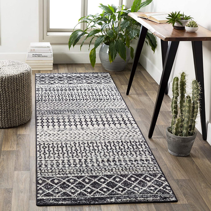 Rynx | Artistic Weavers Chester Area Rug, 2'7" x 10', Black