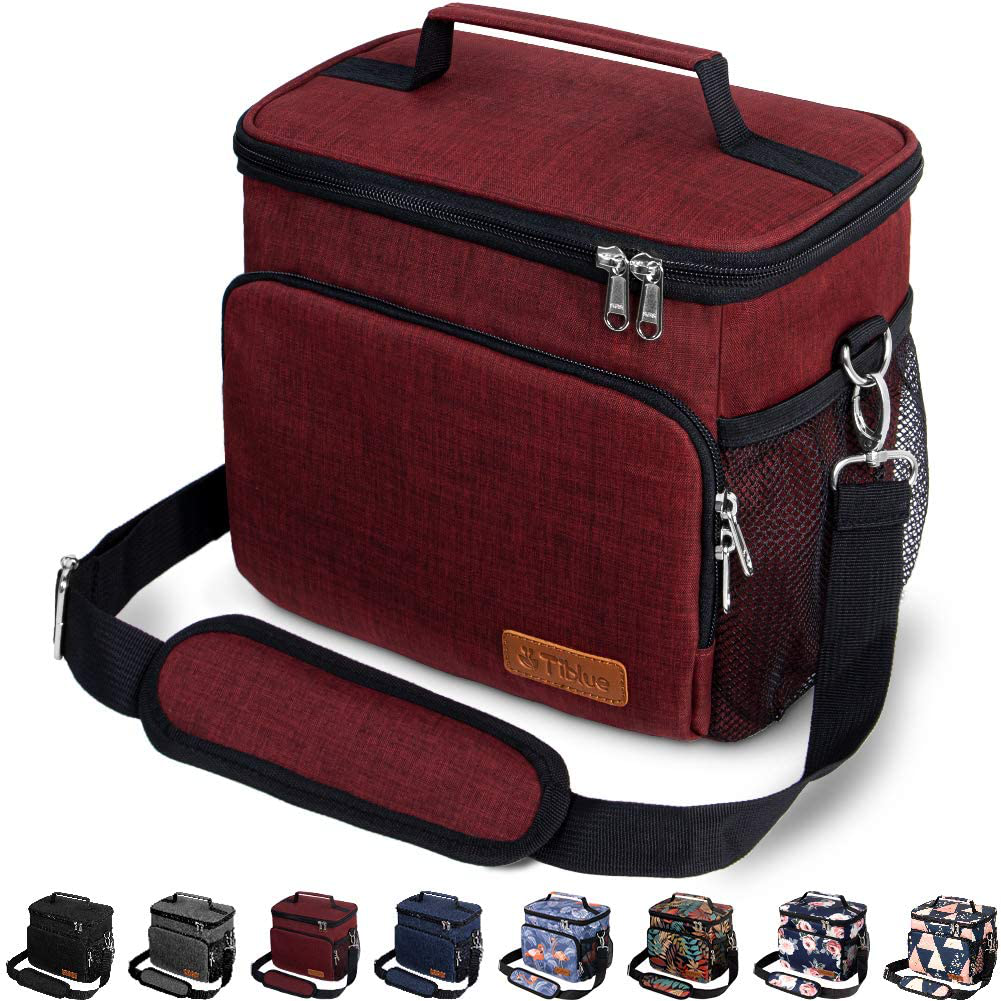 Rynx | Insulated Lunch Bag For Women/ Some - Reusable Lunch Box For Office Work School Picnic Beach - Leakproof Cooler Bag Freezable Lunch Bag With Adjustable Sling For Kids/Adults - Stone Grey
