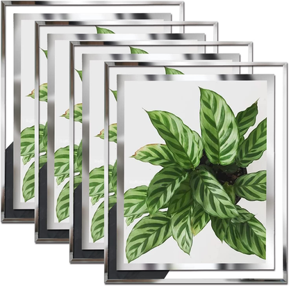 Rynx | 8.5 x 11 Certificate Document Frame Pack4 Diploma Glass Picture Frames for Tabletop
