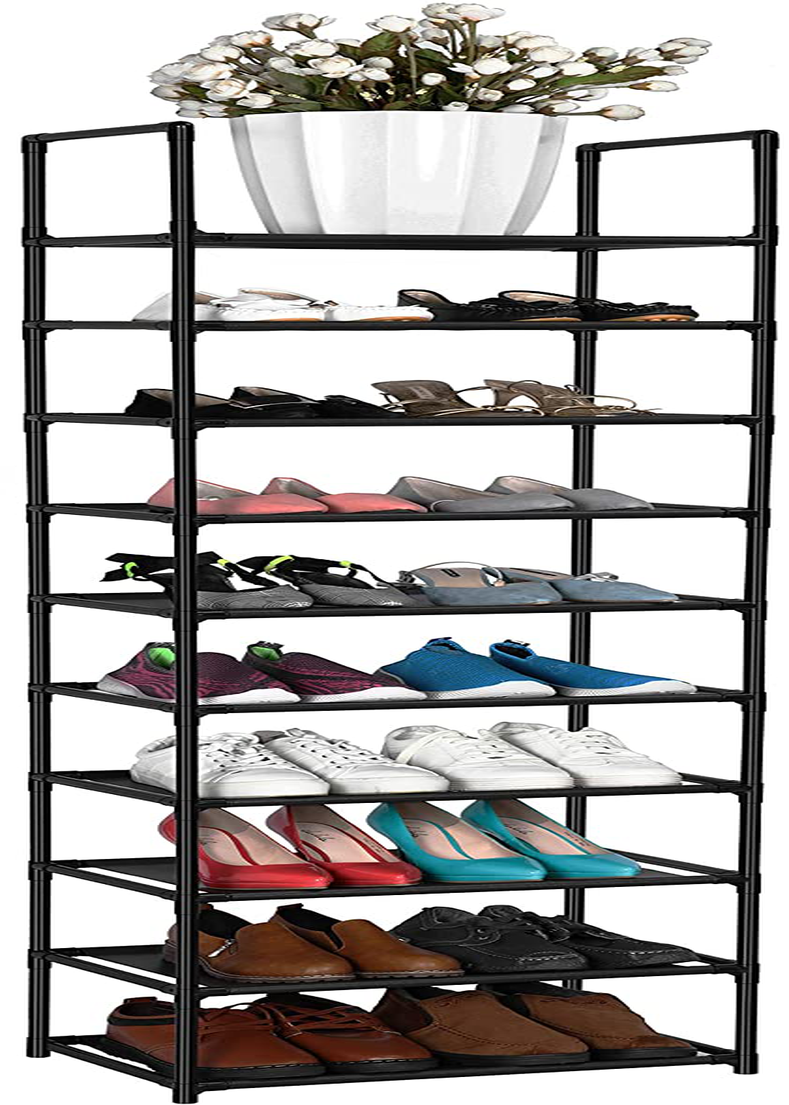 Rynx | fiducial home 10 tier shoe rack 20-25 pairs sturdy shoe rack