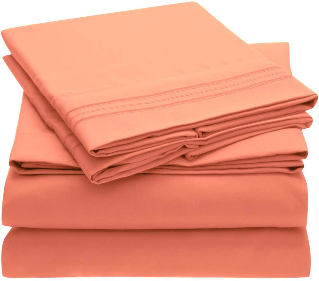 Rynx | Mellanni Bedding Set - Brushed Microfiber 1800 Bedding - Wrinkle-Free, Fade Resistant, Stain Resistant