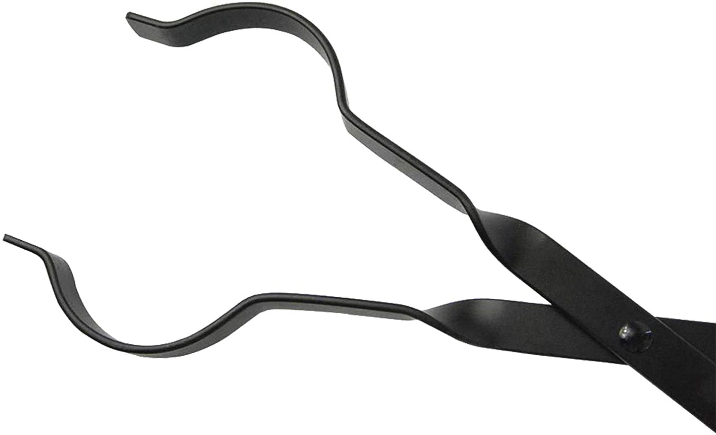 Rynx | bbq777 Fire Tool Set, 30" Fire Poker and 26" Wood Grabber for Outdoor Campfires, Camping, Wood Stove, Black