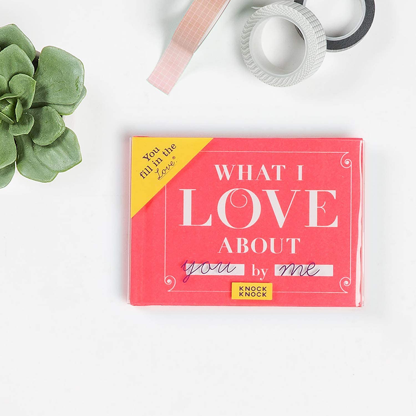 Rynx | Knock Knock What I Love about Grandma Fill in the love book Fill-in-the-blank gift journal, 4.5 x 3.25 inches & What I Love about You Fill in the love book gift journal, 4.5 x 3.25 inches