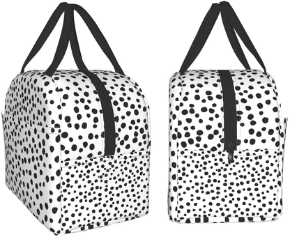 Rynx | Simple Insulated Lunch Bags For Women Men, Cute Reusable Lunch Boxes Small Suitable Girls Boys Teenagers Work Picnic Travel, White Marble