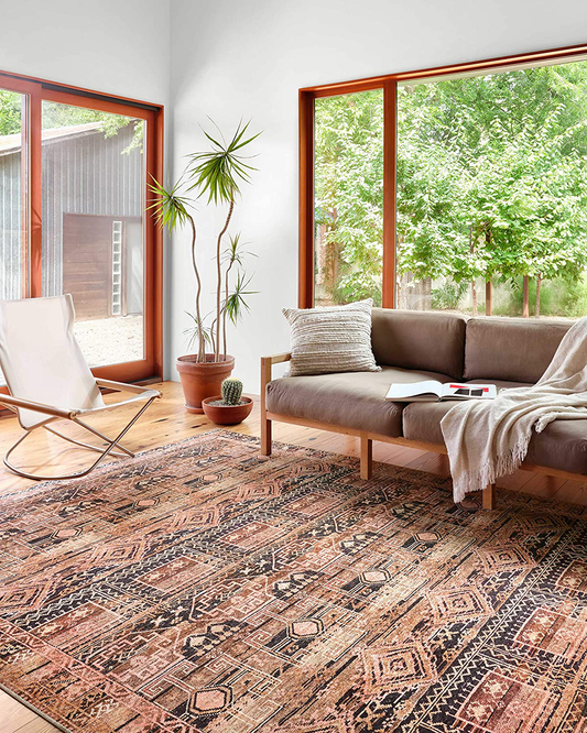 Rynx | Loloi II Layla LAY-14 Mocha Traditional Accent Rug 3'-6" x 5'-6"
