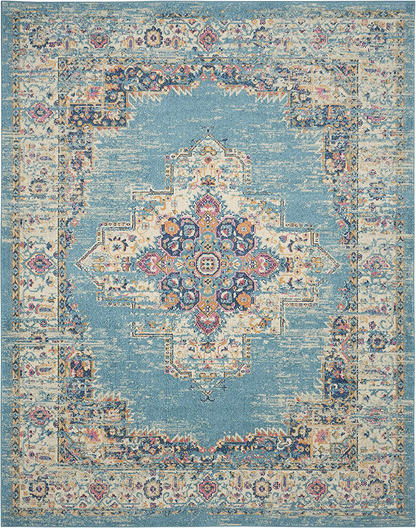 Rynx | Nourison Passion Traditional Rug, 1'10" x 6', Gray, 6 Feet