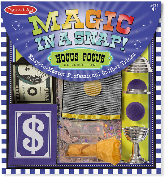Rynx | Melissa & Doug Magic in a Flash! Hocus Pocus Collection Magic Tricks Set (12 pcs)